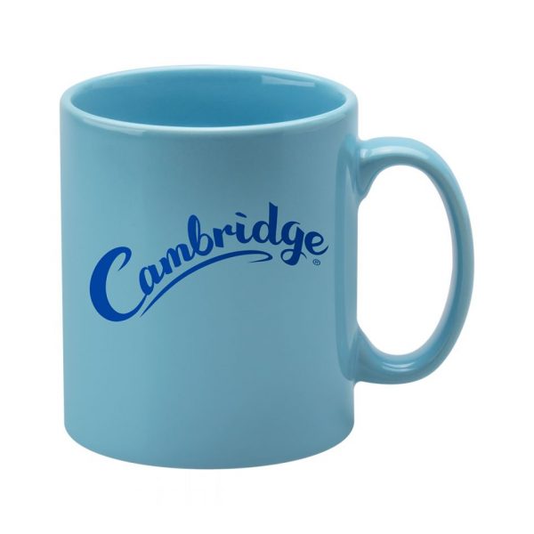 Cambridge mugs - Light Blue | Printed Mugs | Branded Drinkware | Engraved ceramic mugs | Printed Ceramic Mugs | Cheap Printed mug UK | Bulk Printed Mugs