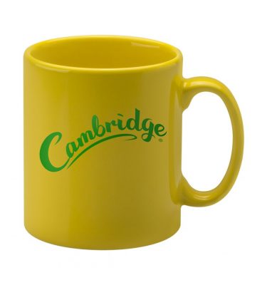 Cambridge Yellow | Promotional merchandise | Branded Merchandise | Printed Products | Printed Mugs | Branded Drinkware | Engraved ceramic mugs | Printed Ceramic Mugs | Cheap Printed mug UK