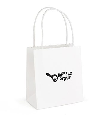 Brunswick White Paper Bag - Small | Promotional merchandise | Branded Merchandise | Printed Products