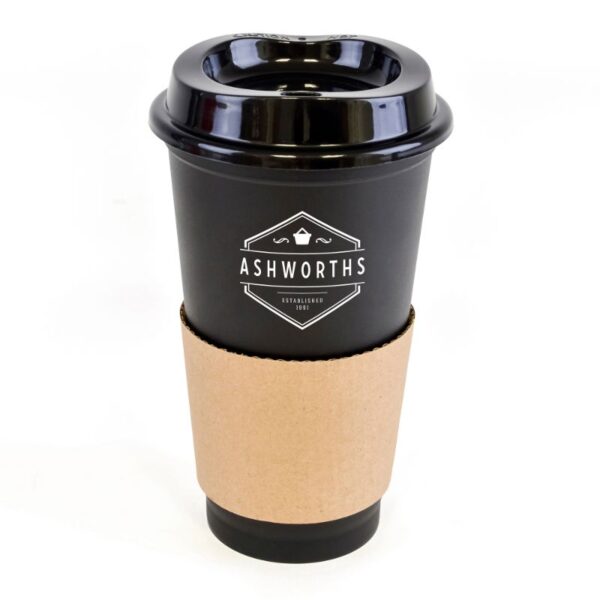 Cafe Coffee Mug 500ml black | Promotional merchandise | Branded Merchandise | Printed Products | Printed mugs UK