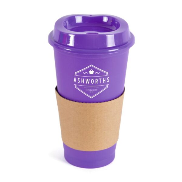 Cafe Coffee Mug 500ml purple | Promotional merchandise | Branded Merchandise | Printed Products | Printed mugs UK