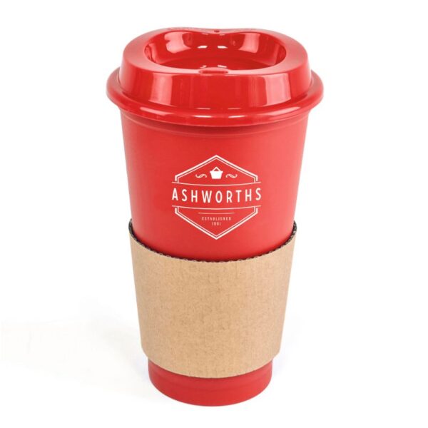 Cafe Coffee Mug 500ml red | Promotional merchandise | Branded Merchandise | Printed Products | Printed mugs UK