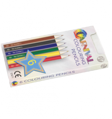 Carnival Colouring Pencils | Promotional merchandise | Branded Merchandise | Printed Products | Printed Stationery | School branding