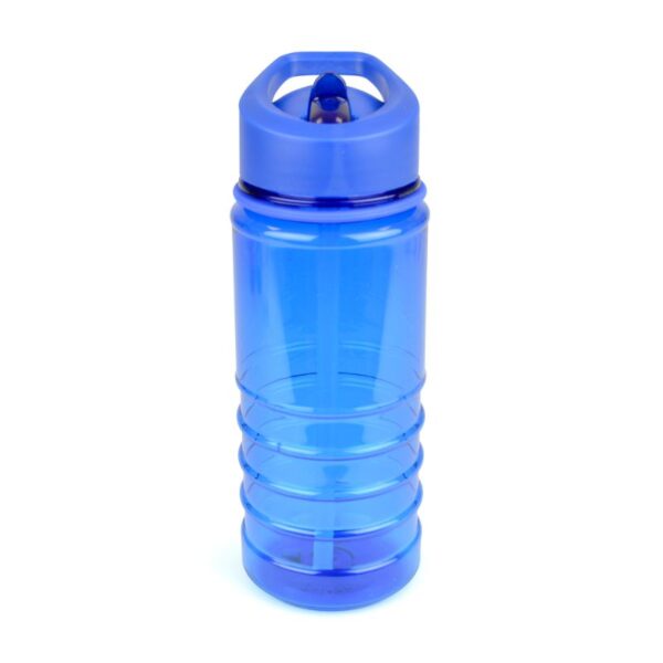 Charlotte Drinks Bottle 550ml blue | Cheap bottles | Bulk printed bottles | Printed water bottles UK | Eco Friendly | UK manufactured | Biodegradable | Water bottles with my logo | Water bottles with school logo