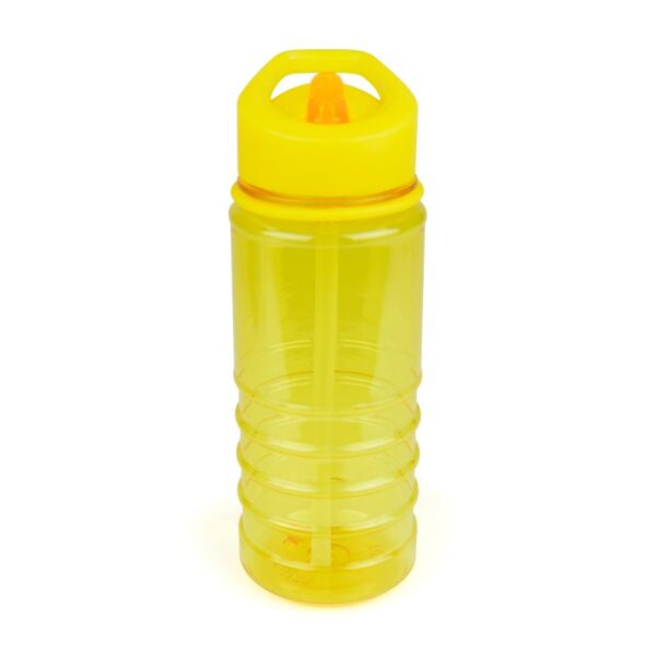Charlotte Drinks Bottle 550ml yellow | Cheap bottles | Bulk printed bottles | Printed water bottles UK | Eco Friendly | UK manufactured | Biodegradable | Water bottles with my logo | Water bottles with school logo