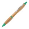 Contour Bamboo Ballpen green | Promotional merchandise | Branded Merchandise | Printed Products | Eco Friendly | Sustainable | Bulk Printed Pens