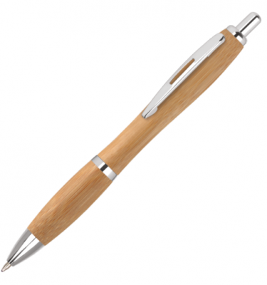 Contour Bamboo Ballpen | Promotional merchandise | Branded Merchandise | Printed Products | Eco Friendly | Sustainable | Eco Friendly printed pens UK | Bulk branded eco pens