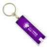 Dhaka Keyring Torch purple | Promotional merchandise | Branded Merchandise | Printed Products