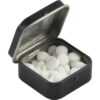 Domed Mint Tin Square black | Promotional merchandise | Branded Merchandise | Printed Products | Branded Confectionery | Printed mints | Branded mint tins