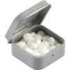 Domed Mint Tin Square silver | Promotional merchandise | Branded Merchandise | Printed Products | Branded Confectionery | Printed mints | Branded mint tins