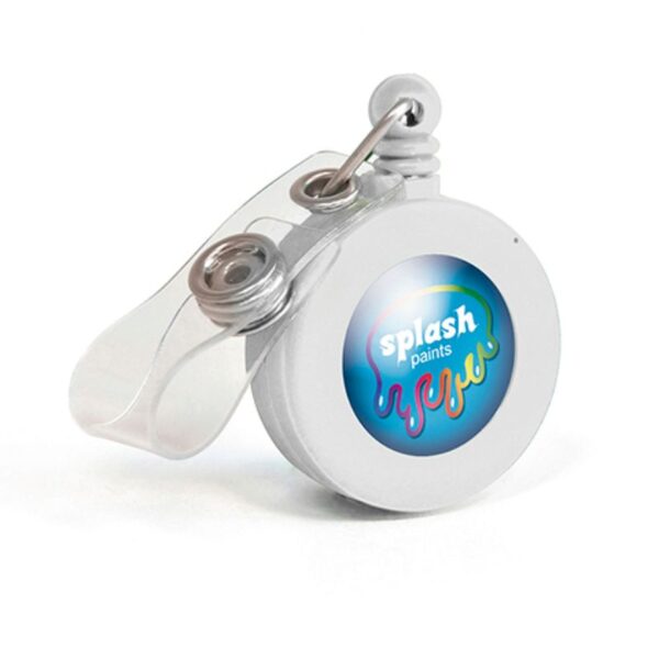 Domed Ski Pass Holder white | Promotional merchandise | Branded Merchandise | Printed Products