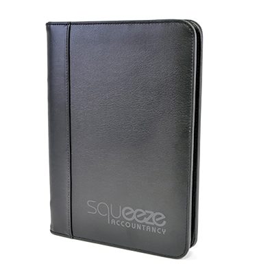 Dromore A5 Zipped Conference Folder