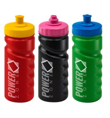 Finger Grip water bottle 500ml | Cheap bottles | Bulk printed bottles | Printed water bottles UK | Eco Friendly | UK manufactured | Biodegradable | Water bottles with my logo | Water bottles with school logo