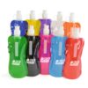 Fold Up Bottle 400ml | Cheap bottles | Bulk printed bottles | Printed water bottles UK | Eco Friendly | UK manufactured | Biodegradable | Water bottles with my logo | Water bottles with school logo