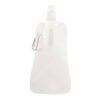 Fold Up Bottle 400ml white | Cheap bottles | Bulk printed bottles | Printed water bottles UK | Eco Friendly | UK manufactured | Biodegradable | Water bottles with my logo | Water bottles with school logo
