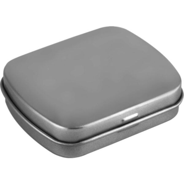 Jelly Beans Tin silver | Promotional merchandise | Branded Merchandise | Printed Products | Branded Confectionery | Printed Chocolates | Branded Sweet Bags