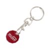 Linton Trolley Coin red | Promotional merchandise | Branded Merchandise | Printed Products