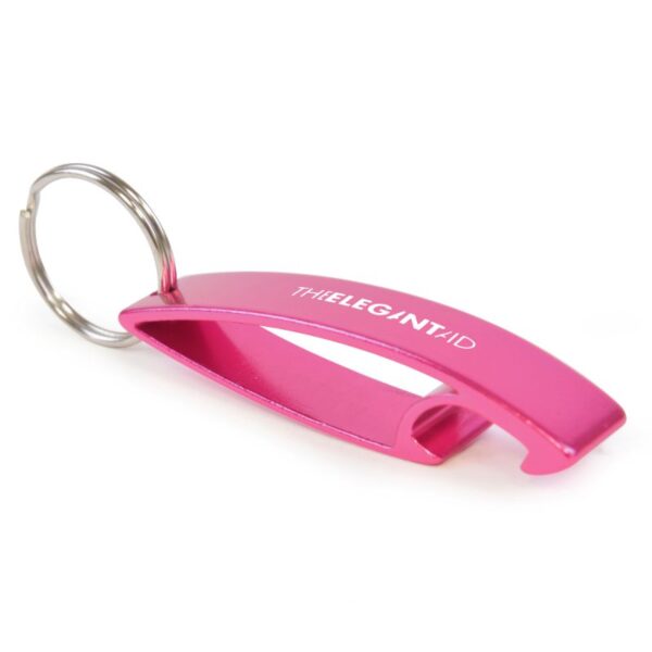Metal Bottle Opener pink | Promotional merchandise | Branded Merchandise | Printed Products