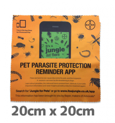 Microfibre cloth 20x20cm | Promotional merchandise | Branded Merchandise | Printed Products
