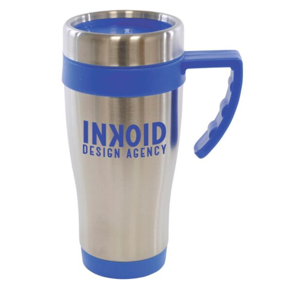 Oregon Stainless Steel Travel Mug blue | Promotional merchandise | Branded Merchandise | Printed Products