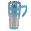 Oregon Stainless Steel Travel Mug cyan | Promotional merchandise | Branded Merchandise | Printed Products
