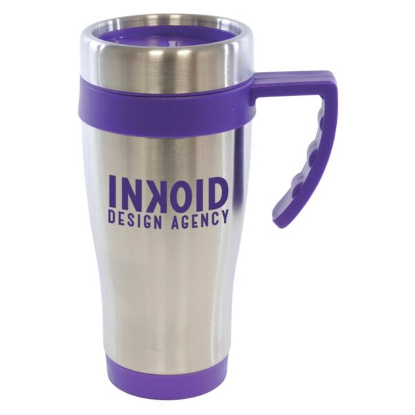 Oregon Stainless Steel Travel Mug purple | Promotional merchandise | Branded Merchandise | Printed Products