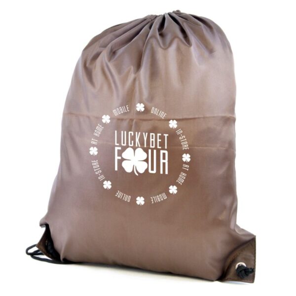 Pegasus Drawstring Bag brown | Promotional merchandise | Branded Merchandise | Printed Products