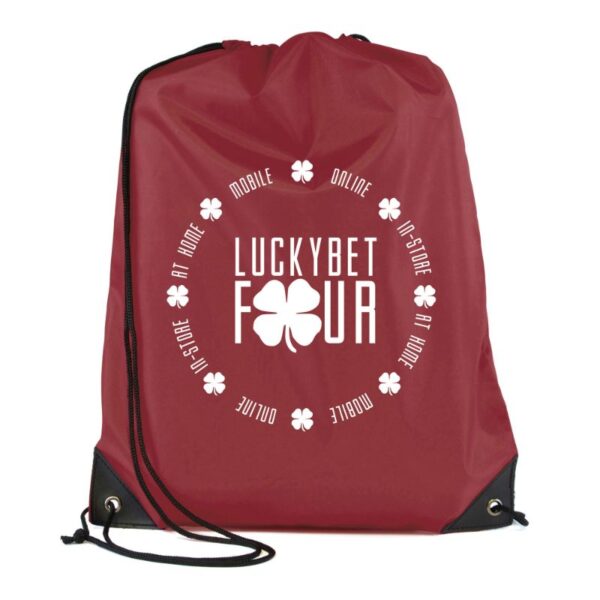 Pegasus Drawstring Bag burgundy | Promotional merchandise | Branded Merchandise | Printed Products