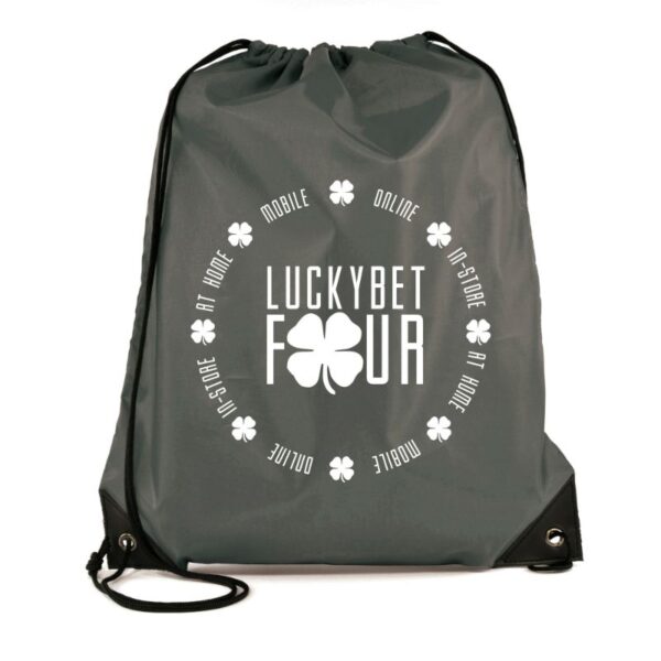 Pegasus Drawstring Bag dark grey | Promotional merchandise | Branded Merchandise | Printed Products
