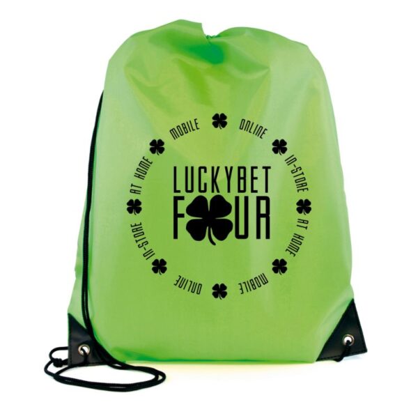 Pegasus Drawstring Bag lime green | Promotional merchandise | Branded Merchandise | Printed Products
