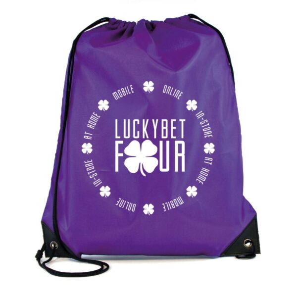 Pegasus Drawstring Bag purple | Promotional merchandise | Branded Merchandise | Printed Products