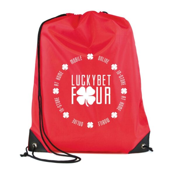 Pegasus Drawstring Bag red | Promotional merchandise | Branded Merchandise | Printed Products