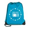 Pegasus Drawstring Bag turquoise | Promotional merchandise | Branded Merchandise | Printed Products