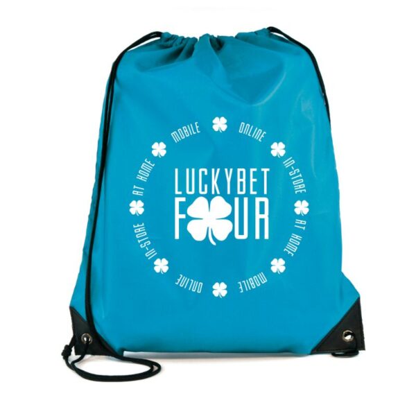 Pegasus Drawstring Bag turquoise | Promotional merchandise | Branded Merchandise | Printed Products