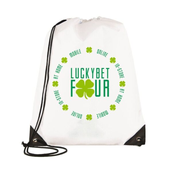 Pegasus Drawstring Bag white | Promotional merchandise | Branded Merchandise | Printed Products