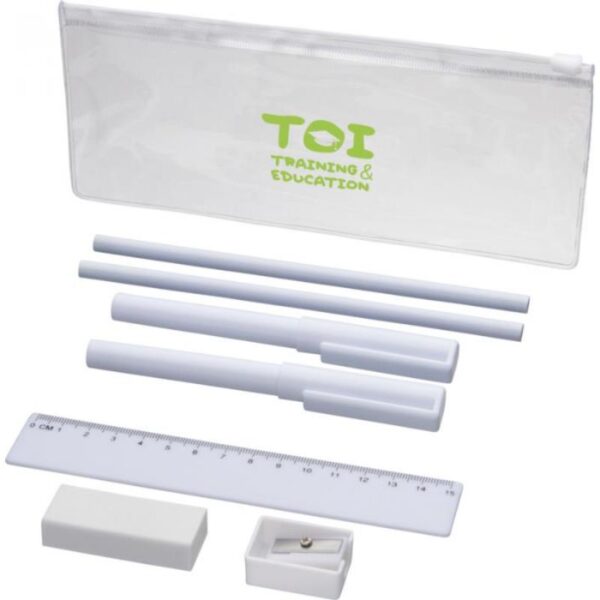 Pencil Case Set Mindy white | Promotional merchandise | Branded Merchandise | Printed Products