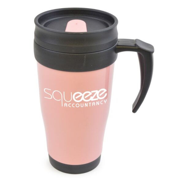 Polo Plus Travel Mug 400ml light pink | Promotional merchandise | Branded Merchandise | Printed Products