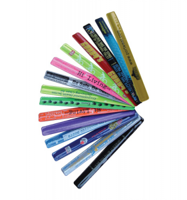 Snap Bands Promotional merchandise | Branded Merchandise | Printed Products | Bulk printed wristbands UK | slap wristbands