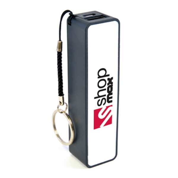 Tower Power Bank black | Promotional merchandise | Branded Merchandise | Printed Products