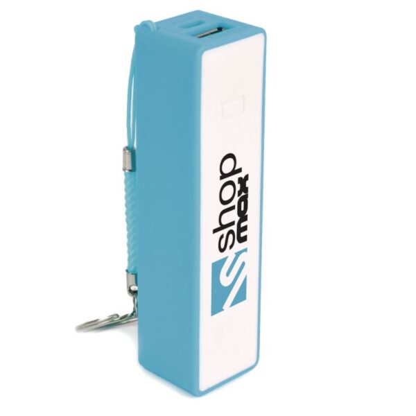 Tower Power Bank blue | Promotional merchandise | Branded Merchandise | Printed Products