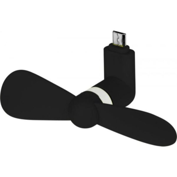 Airing Micro USB Fan black | Promotional merchandise | Branded Merchandise | Printed Products