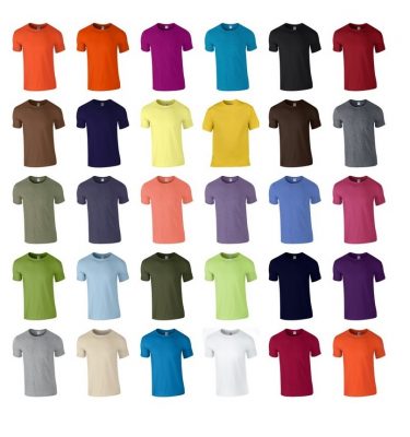 Coloured Gildan T-Shirt | Promotional merchandise | Branded Merchandise | Printed Products