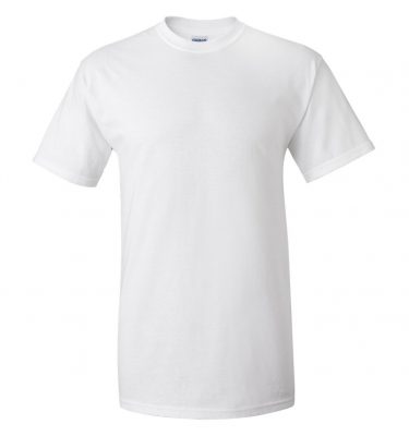White Gildan T-Shirt | Promotional merchandise | Branded Merchandise | Printed Products