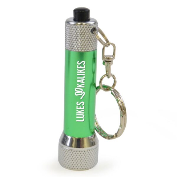 Keyring Torch green | Promotional merchandise | Branded Merchandise | Printed Products