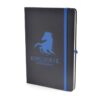 A5 Black Mole Notebook blue | Bespoke Notebooks | Notepads with my logo | Printed notebooks UK | Full colour notebooks | Embossed notebooks | Bulk printed notepads | bulk branded notebooks