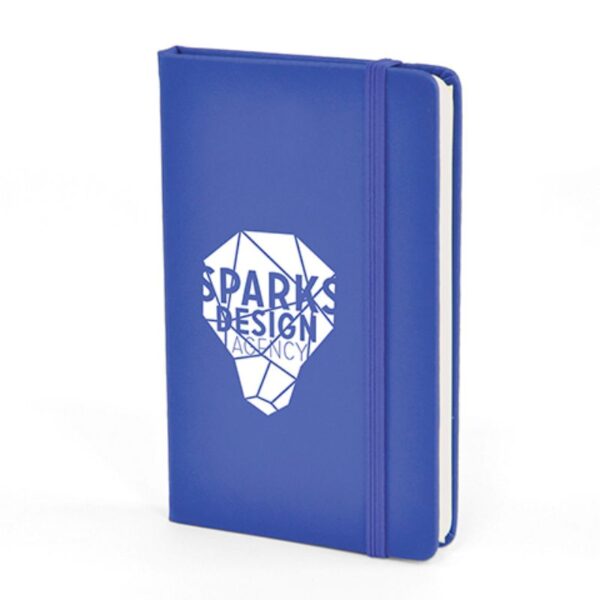 A6 Mole Notebook blue | Bespoke Notebooks | Notepads with my logo | Printed notebooks UK | Full colour notebooks | Embossed notebooks | Bulk printed notepads | bulk branded notebooks