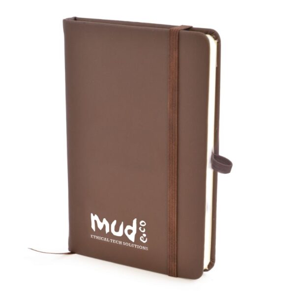 A6 Mole Notebook brown | Bespoke Notebooks | Notepads with my logo | Printed notebooks UK | Full colour notebooks | Embossed notebooks | Bulk printed notepads | bulk branded notebooks