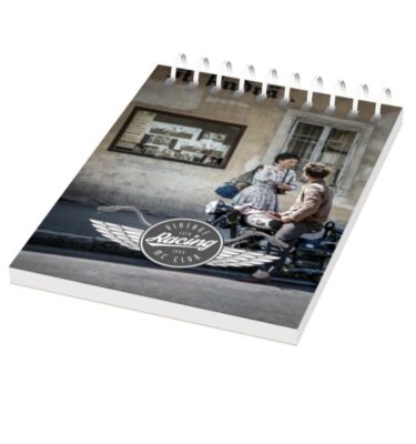A6 Wirebound Notebook | Bespoke Notebooks | Notepads with my logo | Printed notebooks UK | Full colour notebooks | Embossed notebooks | Bulk printed notepads | bulk branded notebooks