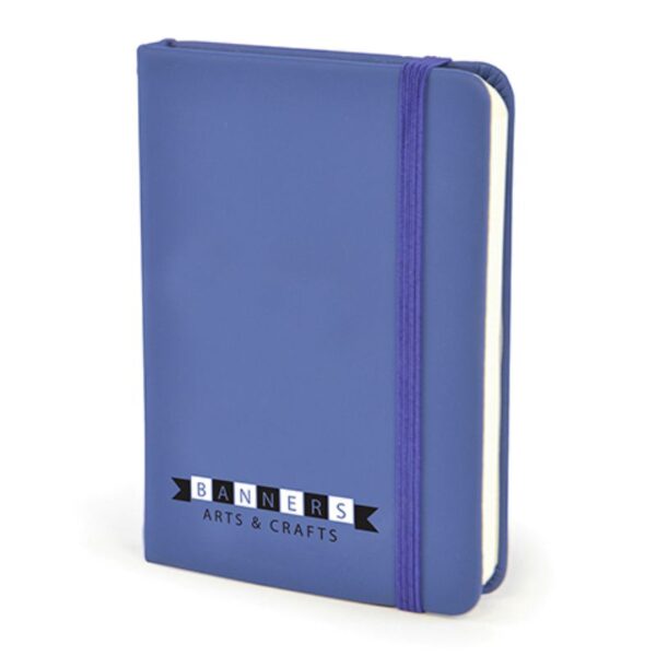 A7 Mole Notebook blue | Bespoke Notebooks | Notepads with my logo | Printed notebooks UK | Full colour notebooks | Embossed notebooks | Bulk printed notepads | bulk branded notebooks