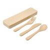 Bamboo Fiber Cutlery Set | Promotional merchandise | Branded Merchandise | Printed Products
